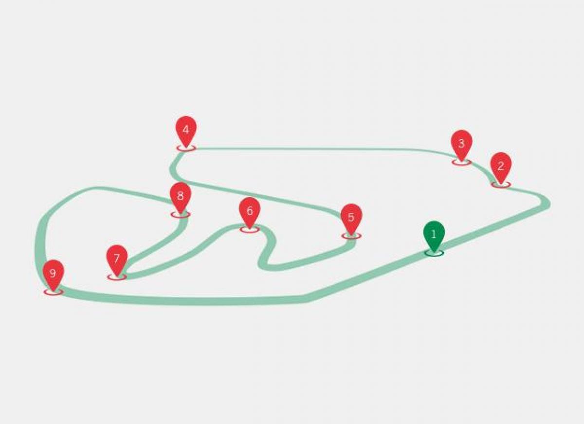 نقشه GP برزیل F1
