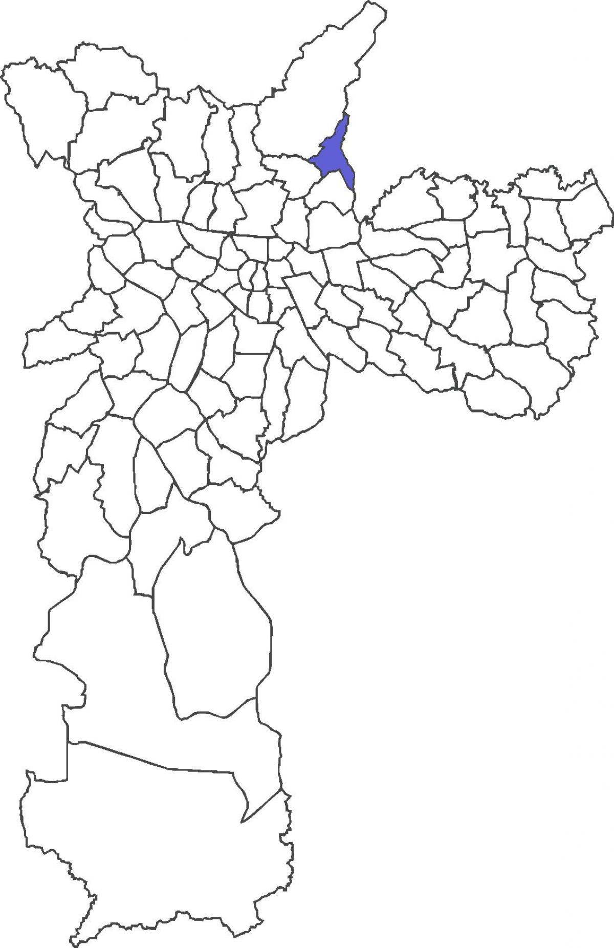 نقشه منطقه Jaçanã