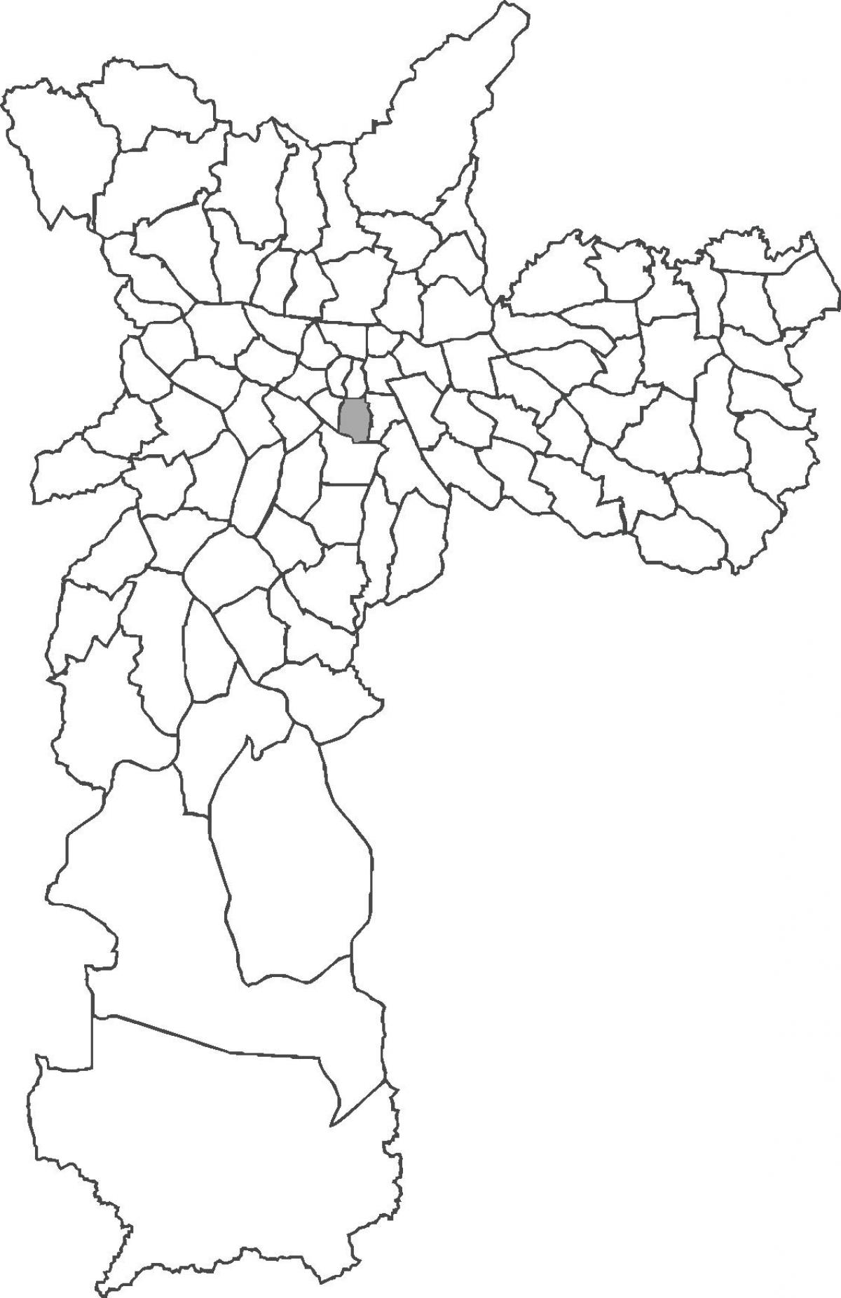 نقشه منطقه Liberdade