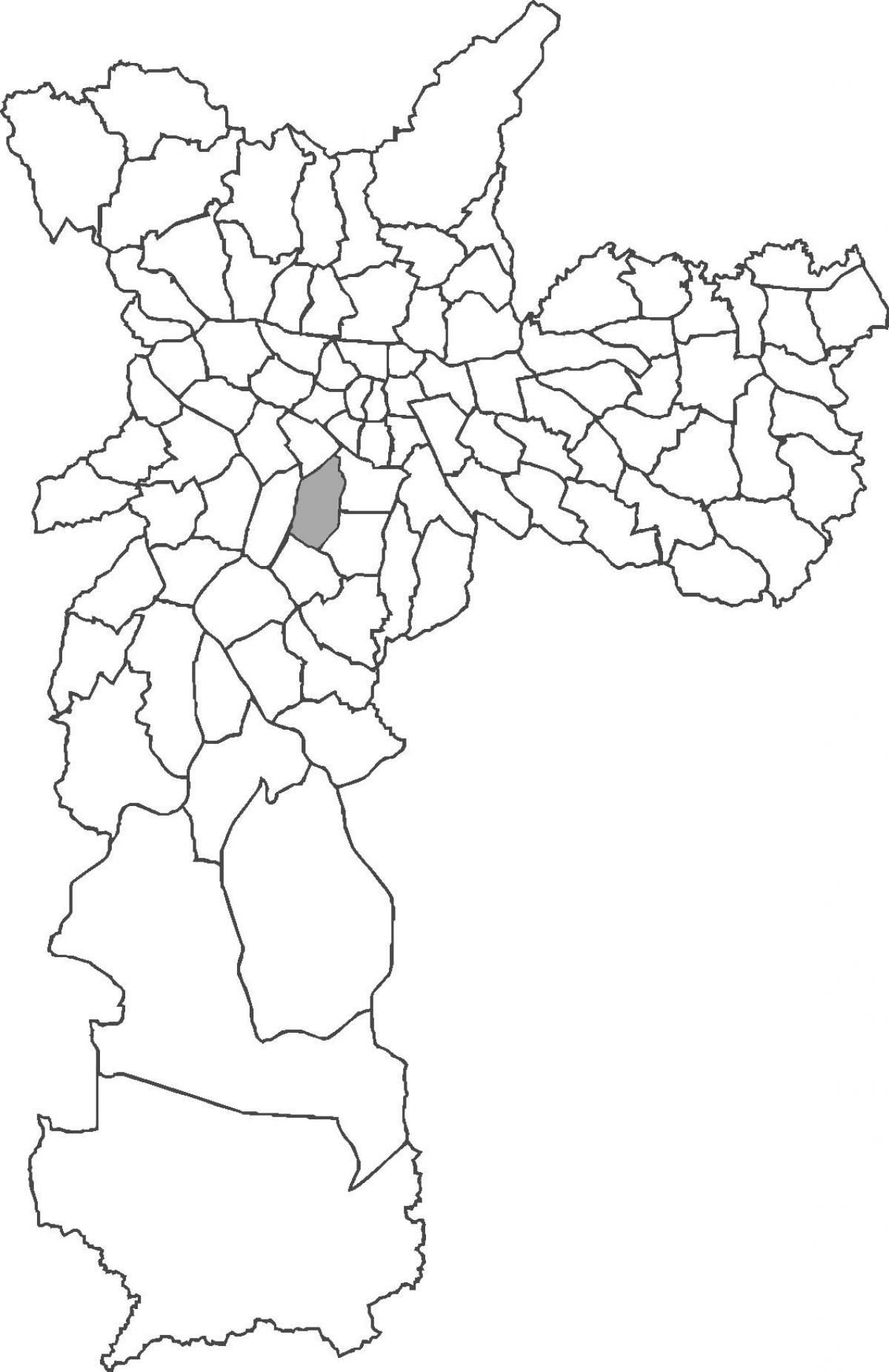 نقشه منطقه Moema