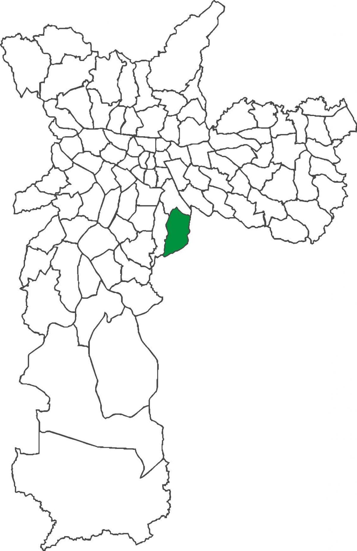نقشه منطقه Sacomã