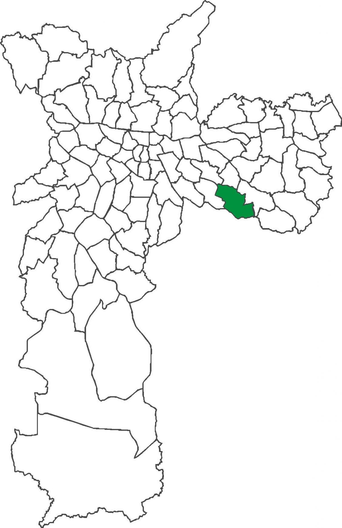 نقشه منطقه Sapopemba