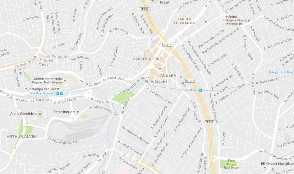 نقشه ایتقورا São Paulo