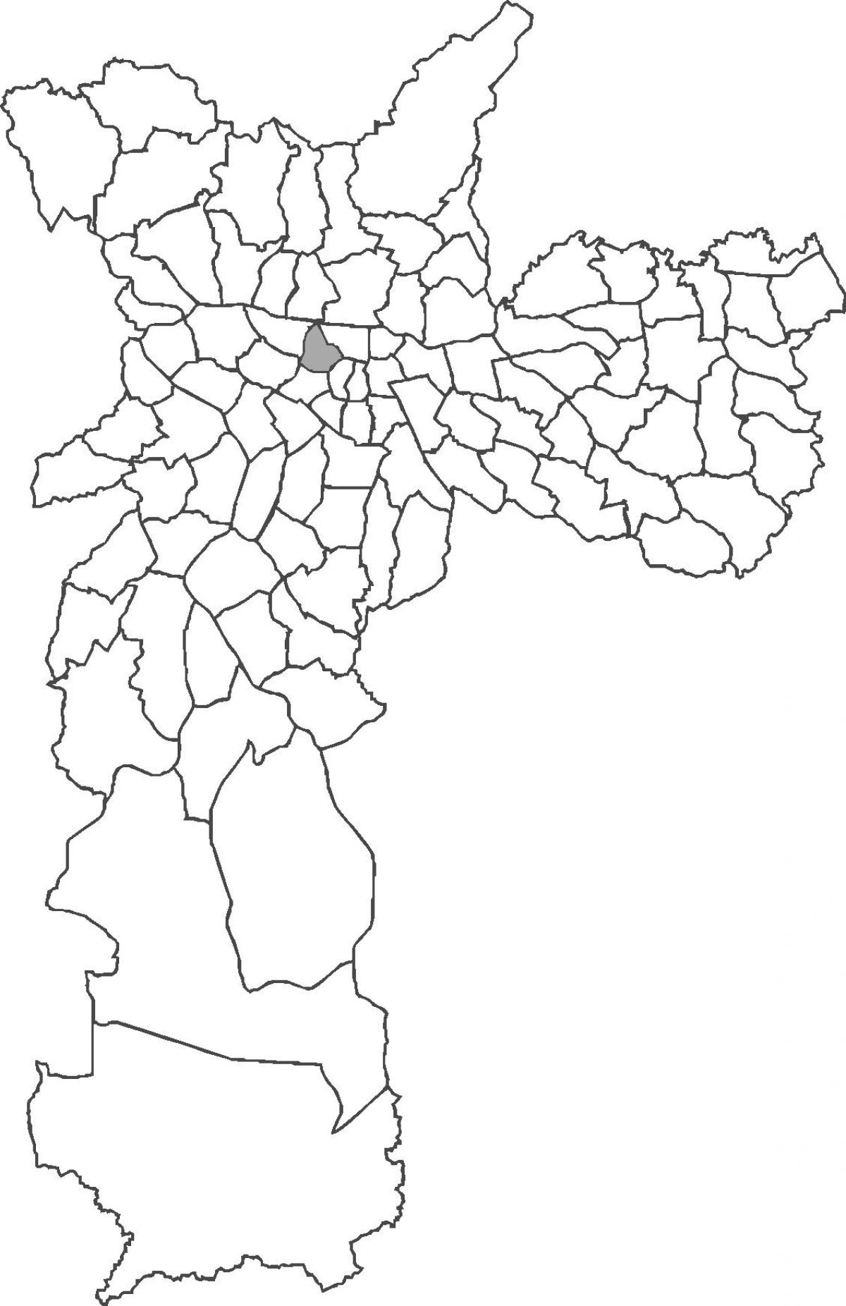 نقشه از سانتا ککیلیا منطقه