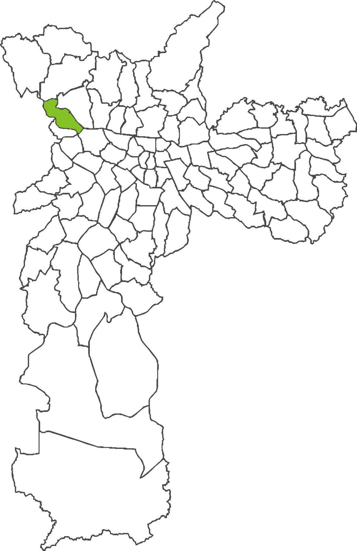نقشه از سن دمینگس منطقه
