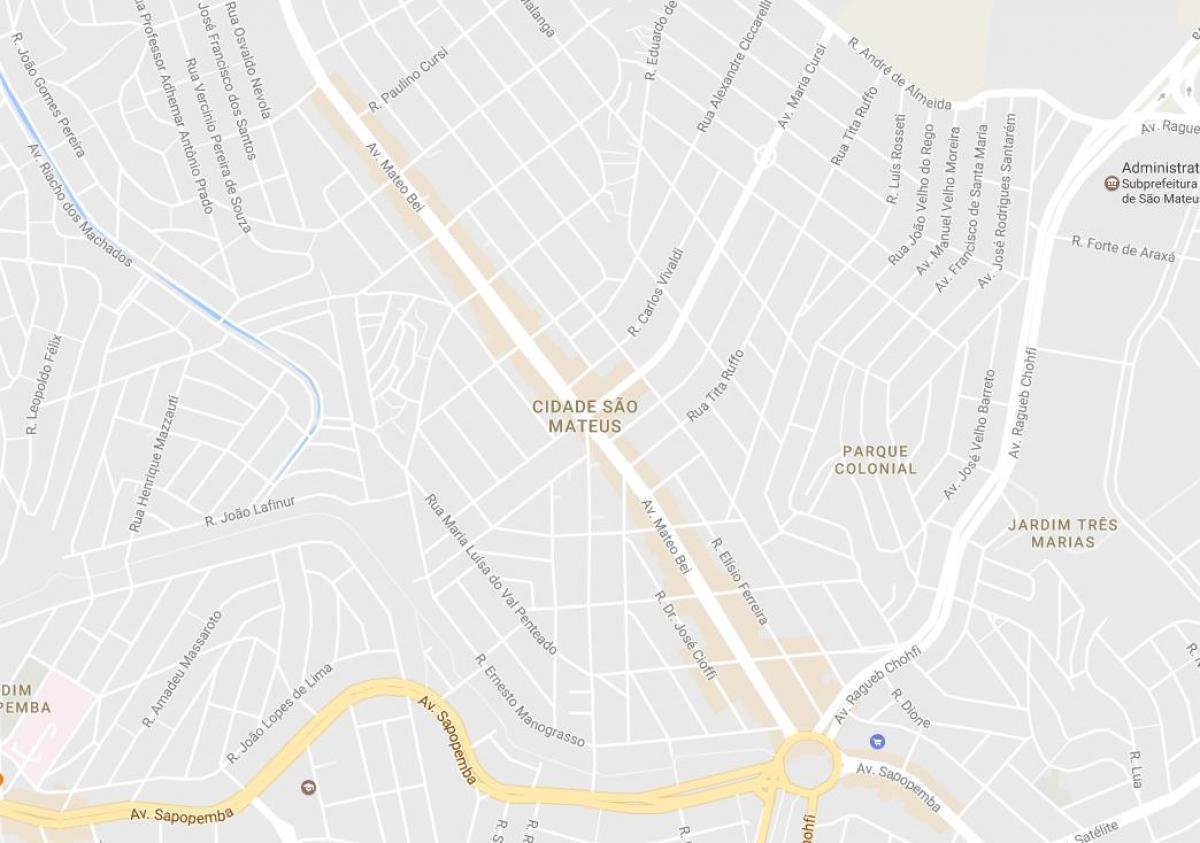 نقشه از سن متوس, São Paulo