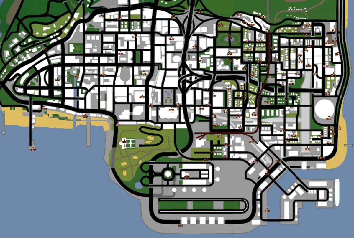 نقشه از سن پائولو pichação
