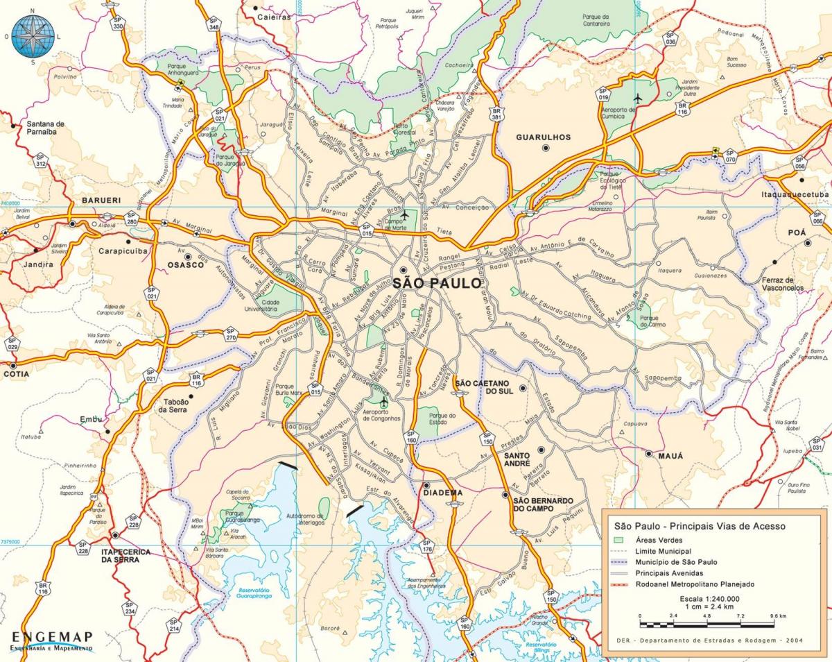 نقشه از سن پائولو