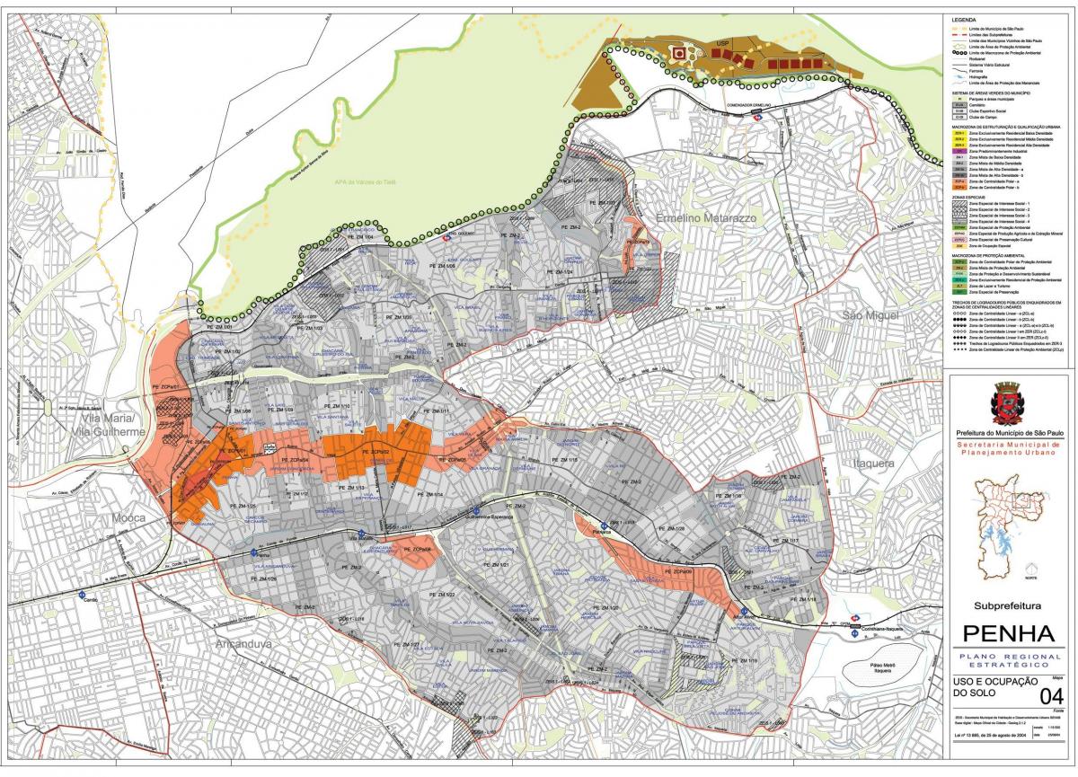 نقشه پنهان, São Paulo - اشغال خاک