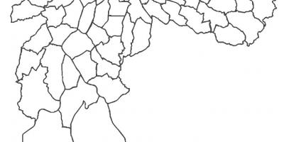 نقشه منطقه Brasilândia