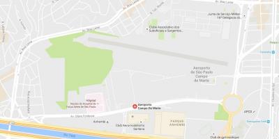 نقشه Campo de Marte فرودگاه
