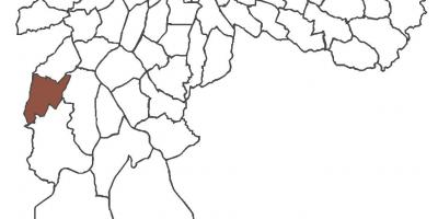 نقشه Capão ردندو منطقه