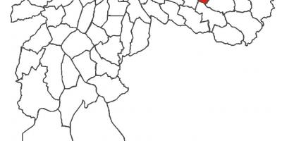 نقشه Cidade Líder منطقه