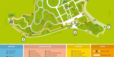 نقشه از Villa-Lobos پارک