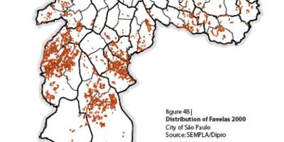 نقشه از سائو پائولو, فقیر نشین
