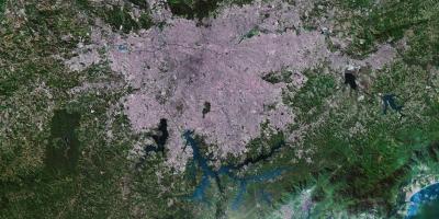 نقشه از سائو پائولو, ماهواره