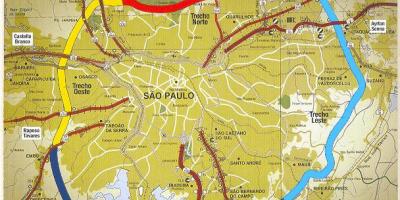نقشه از سائو پائولو, کمربندی