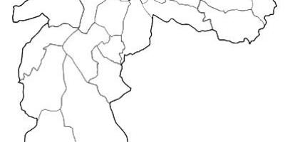 نقشه منطقه Nordeste, São Paulo
