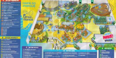 نقشه از مونیکا پارک
