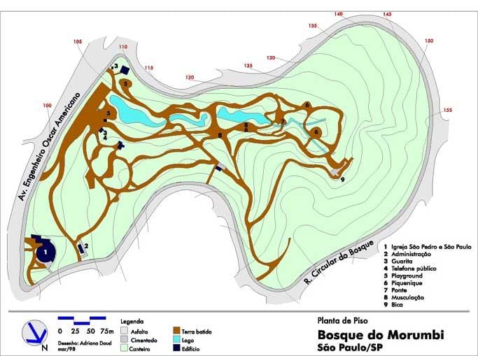 نقشه آلفردو Volpi پارک