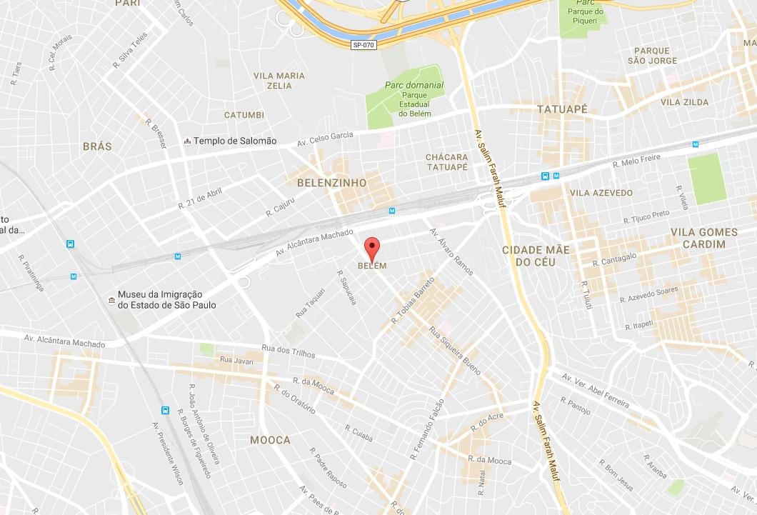 نقشه از بلم, São Paulo