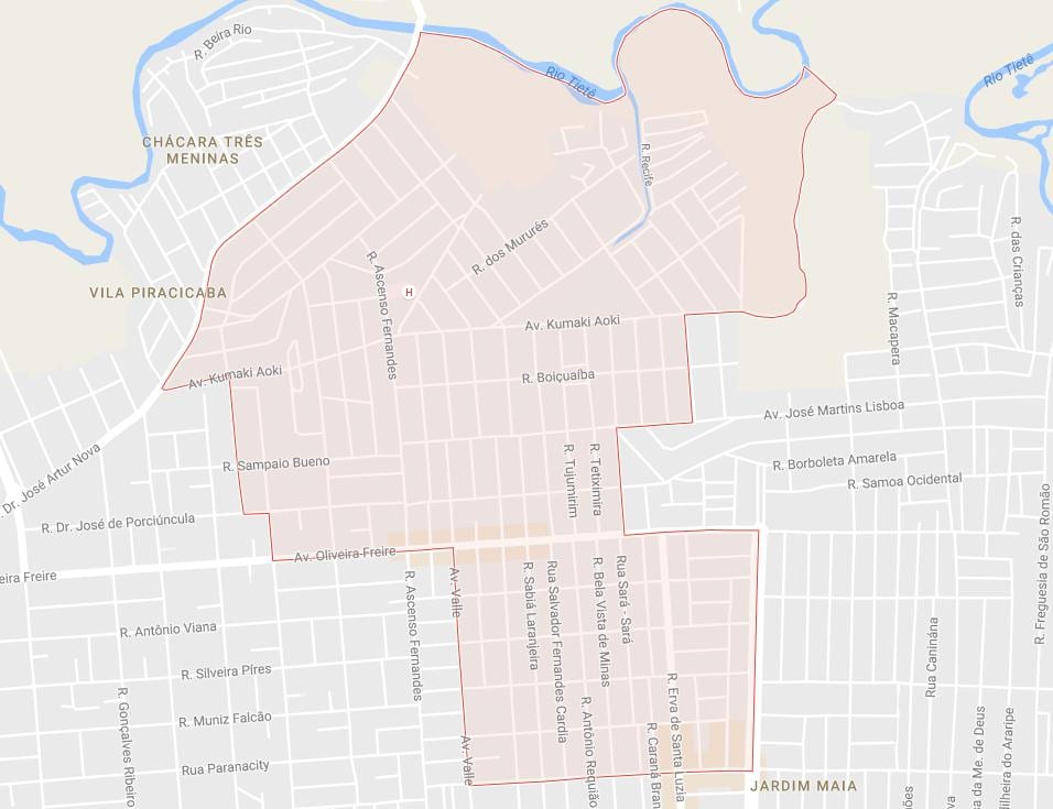 نقشه جردیم هلن, São Paulo