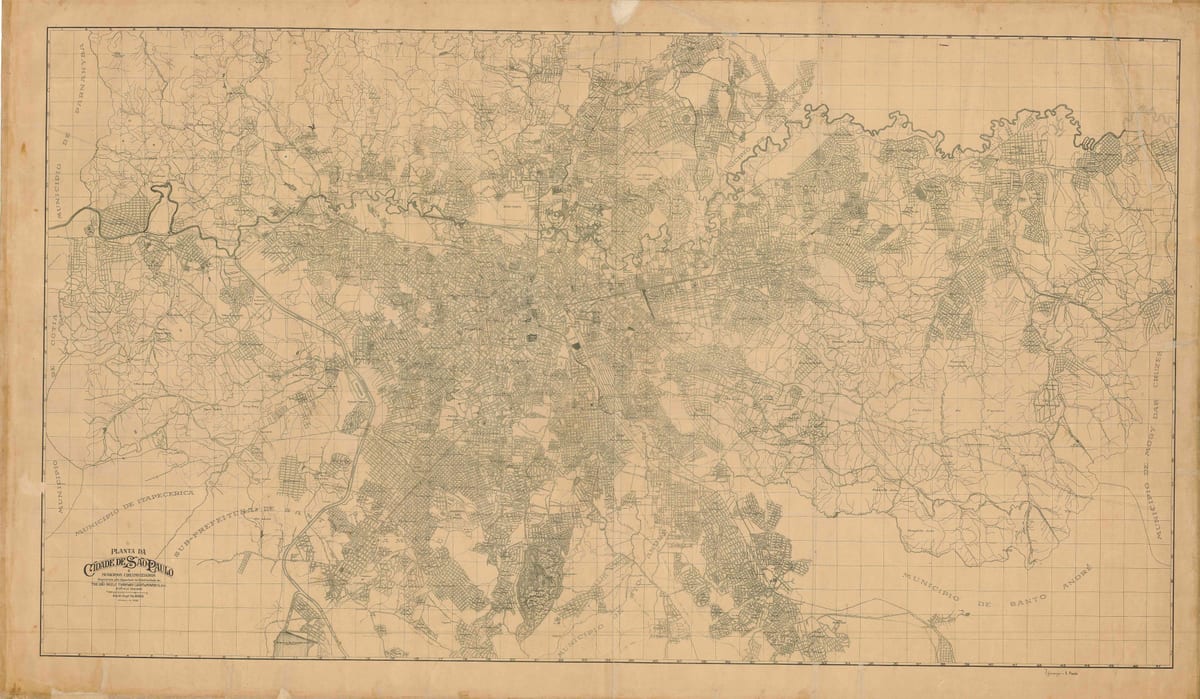 نقشه سابق, São Paulo - 1943