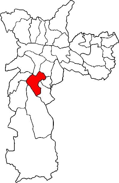 نقشه سانتو عمرو آدور São Paulo