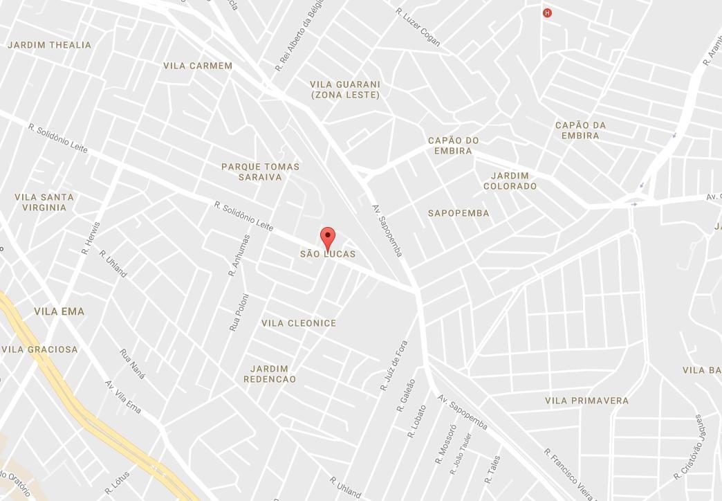 نقشه از سن لوکاس São Paulo