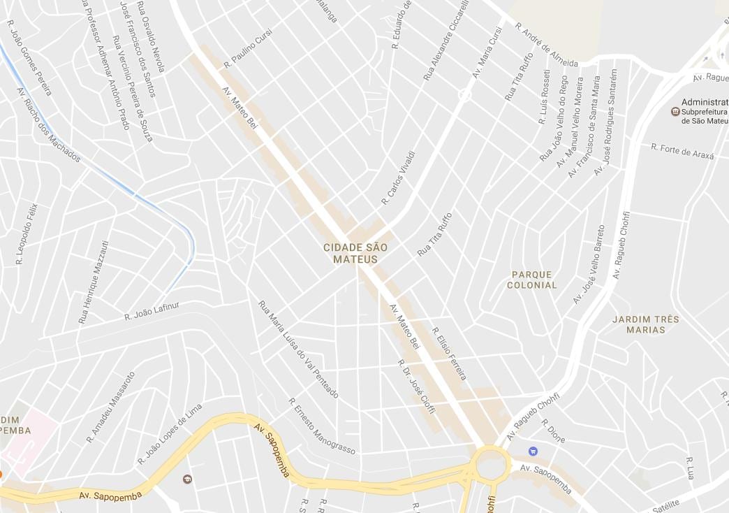 نقشه از سن متوس, São Paulo