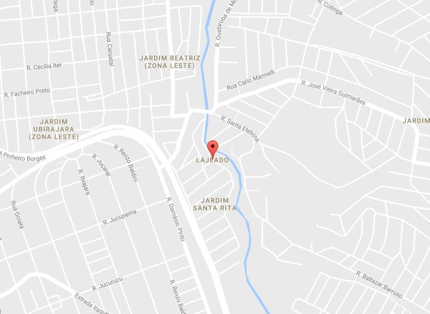 نقشه از سن گنسلو دو سپوکی São Paulo