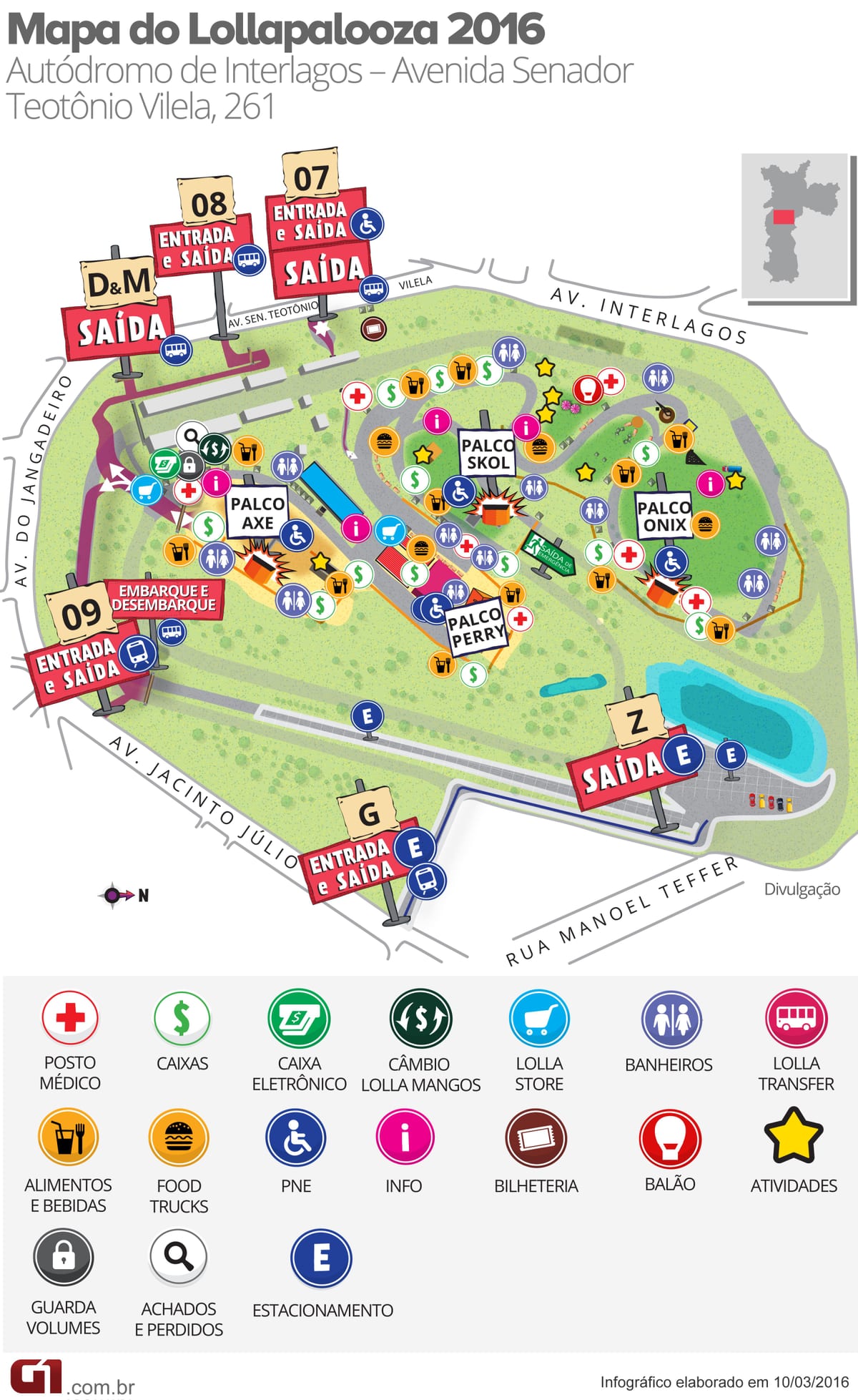 نقشه مدار Interlagos