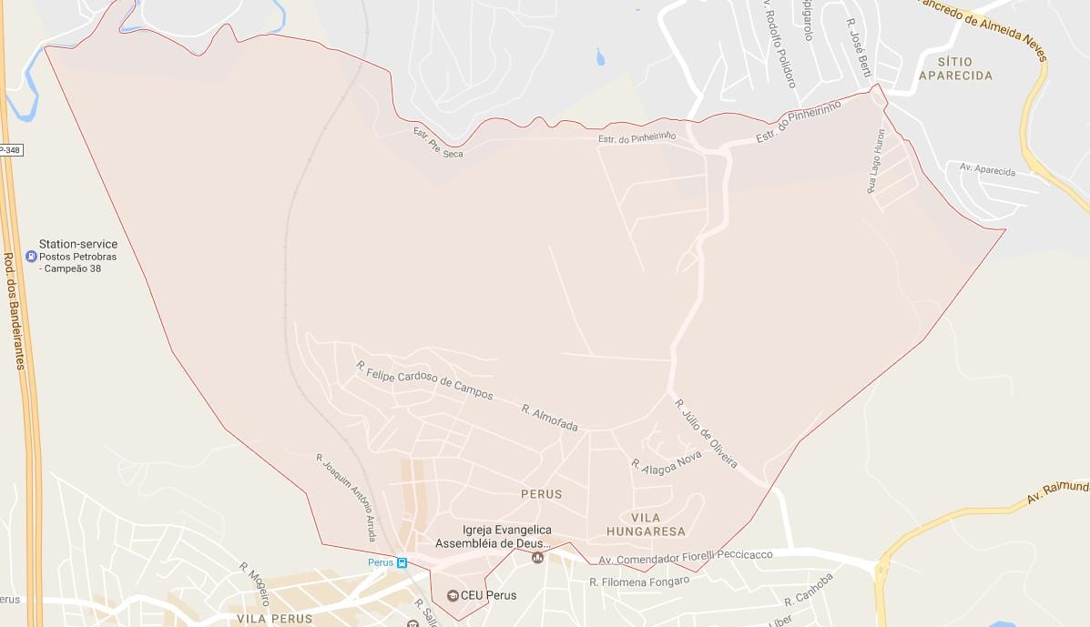 نقشه از پروس São Paulo
