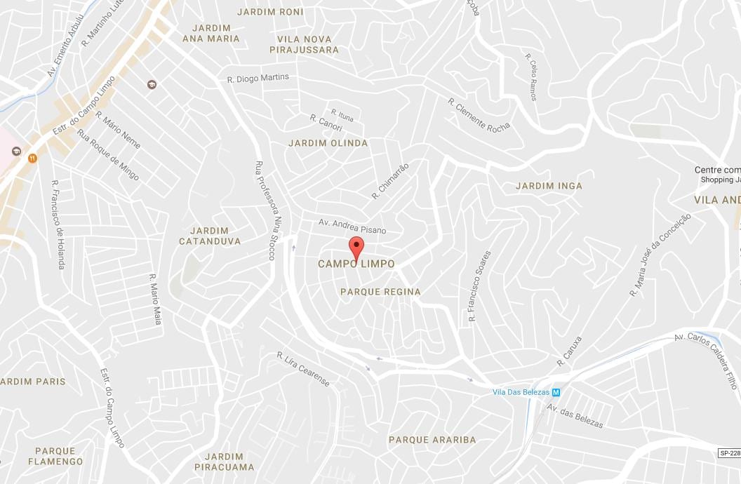 نقشه کمپو لیمپو São Paulo
