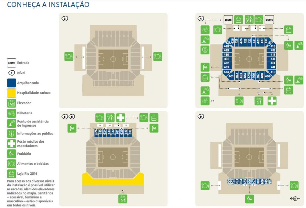 نقشه Arena Corinthians