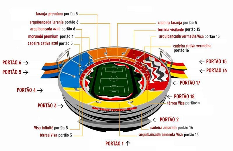 نقشه Cícero-پمپو-de-تولیدو ورزشگاه
