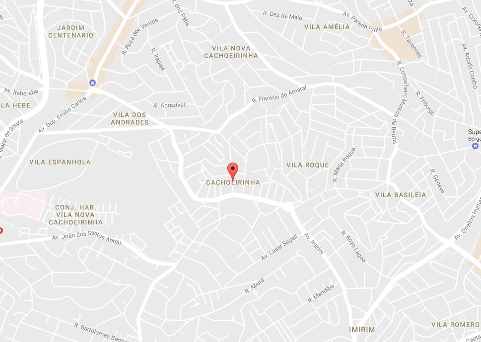 نقشه Cachoeirinha, São Paulo