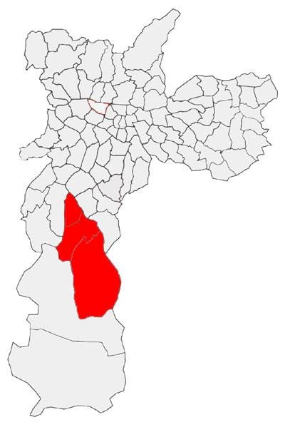 نقشه کپلا دو سکررو آدور São Paulo