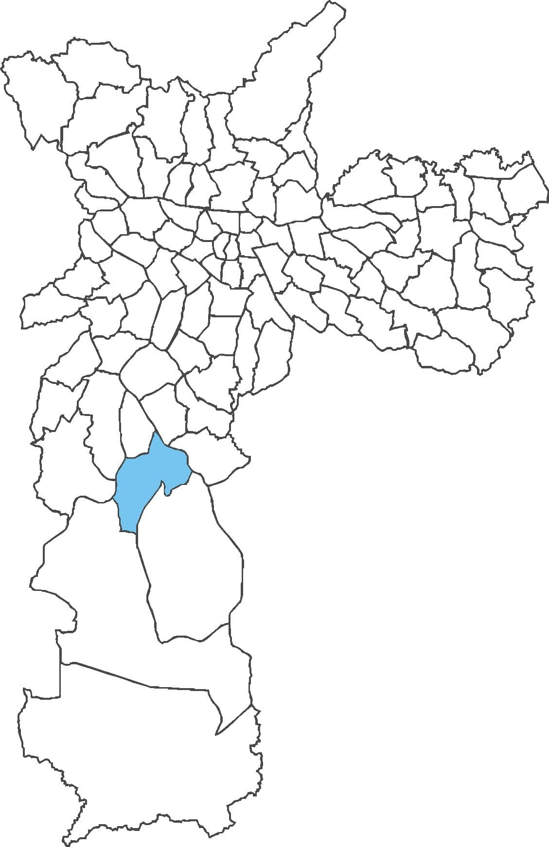 نقشه Cidade دوترا منطقه