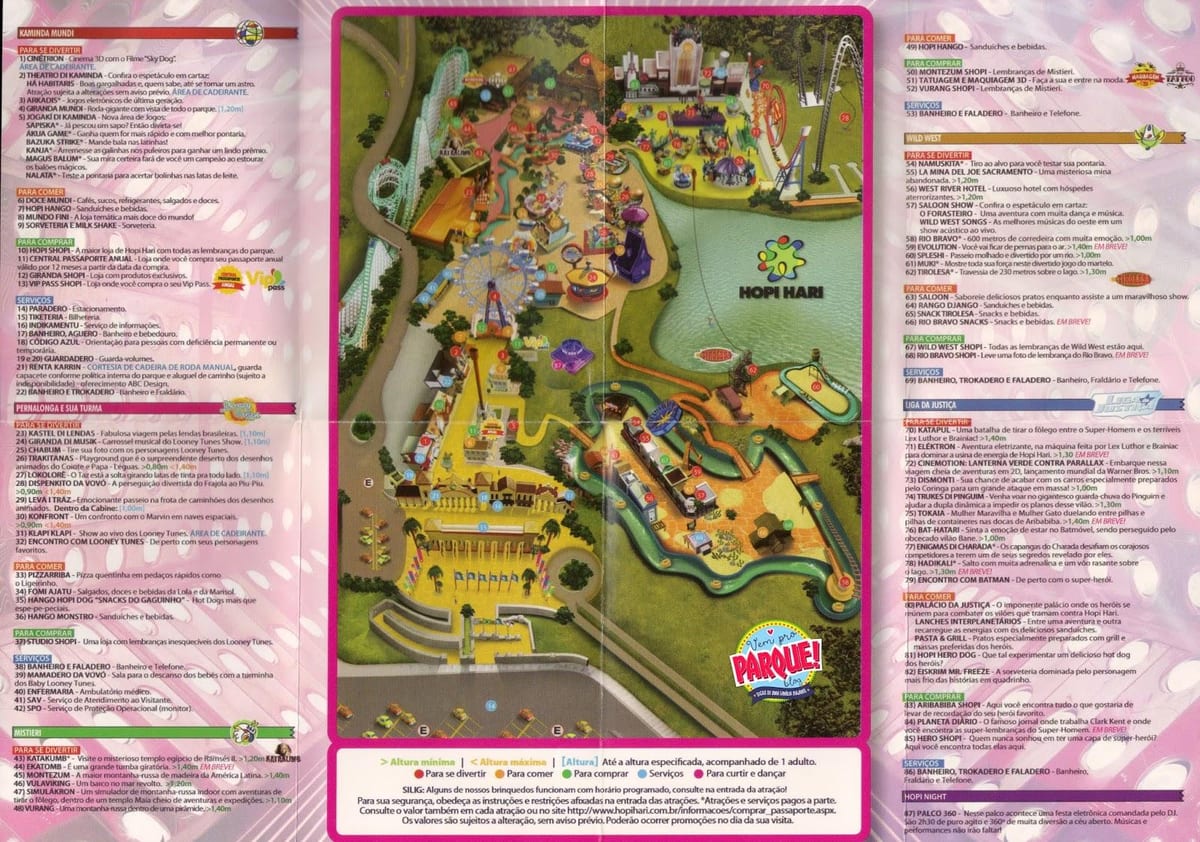 نقشه Hopi Hari