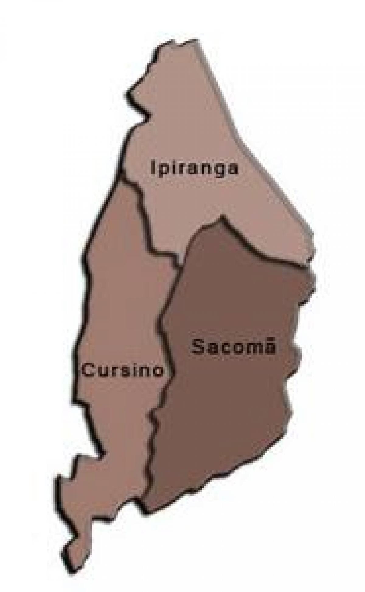 نقشه Ipiranga آدور