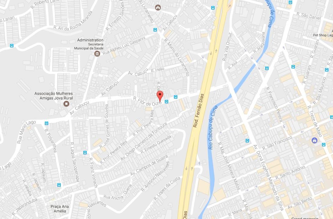 نقشه Jaçanã São Paulo