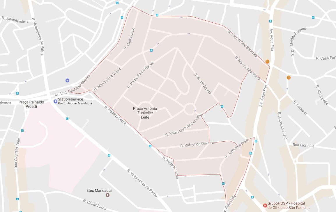 نقشه Mandaqui São Paulo