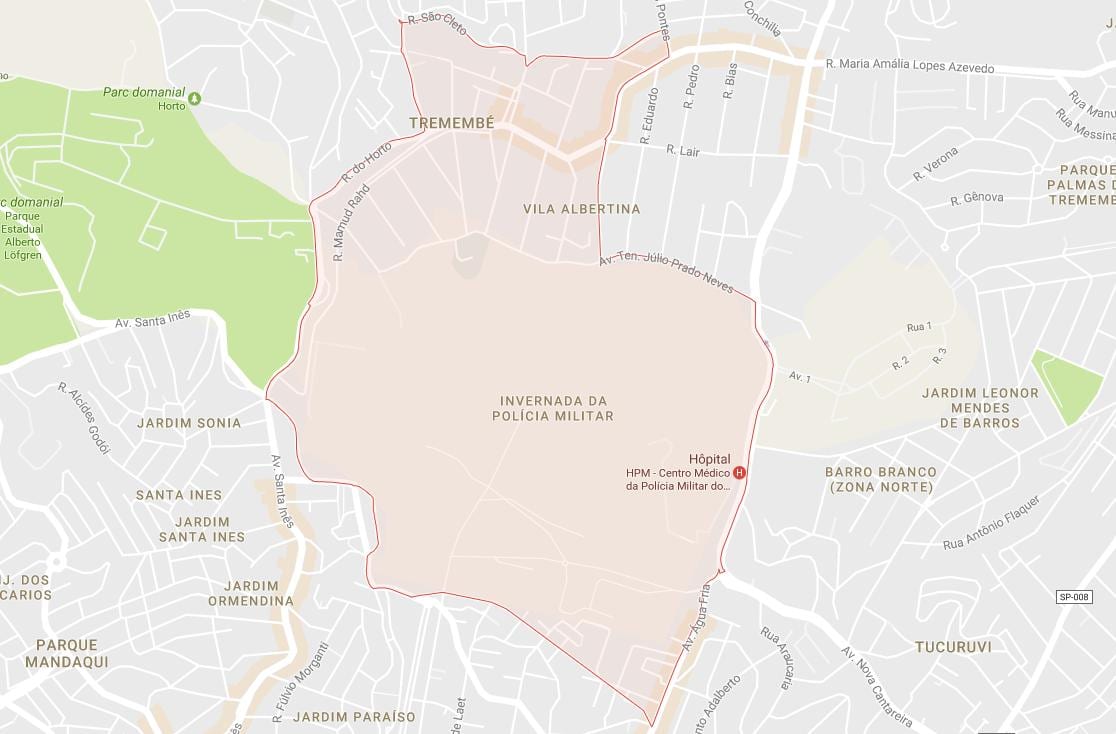 نقشه Tremembé São Paulo