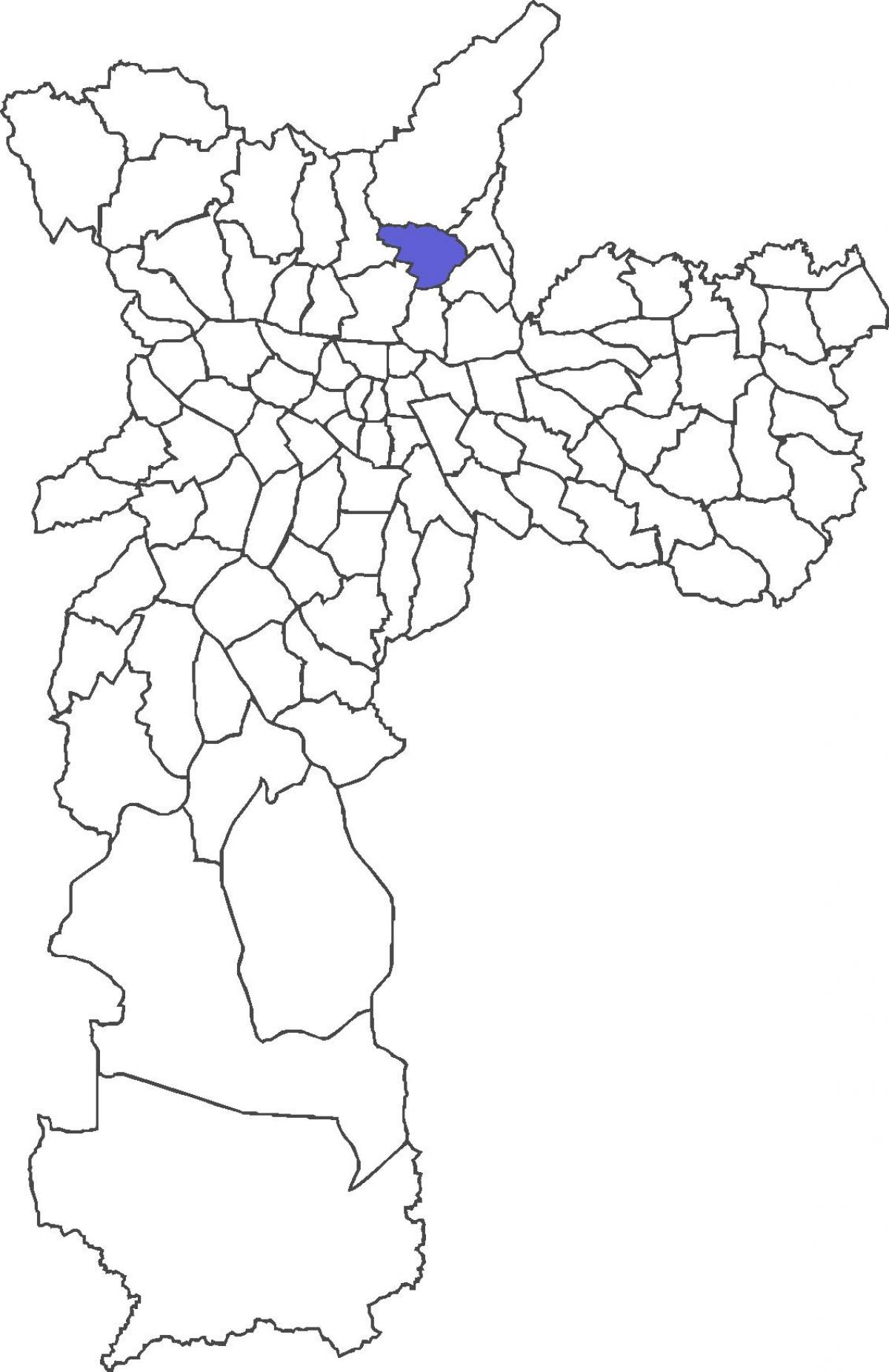 نقشه منطقه Tucuruvi