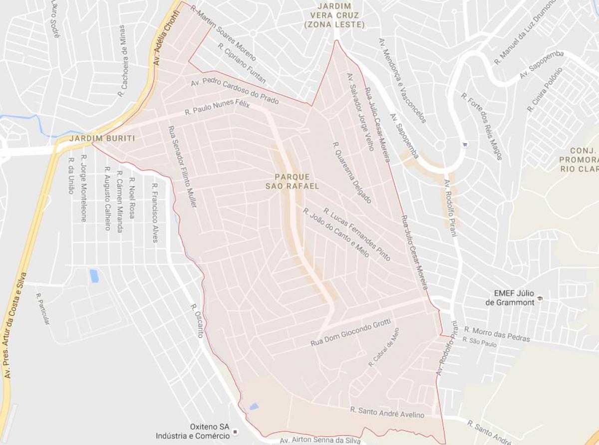 نقشه از سن رافائل São Paulo