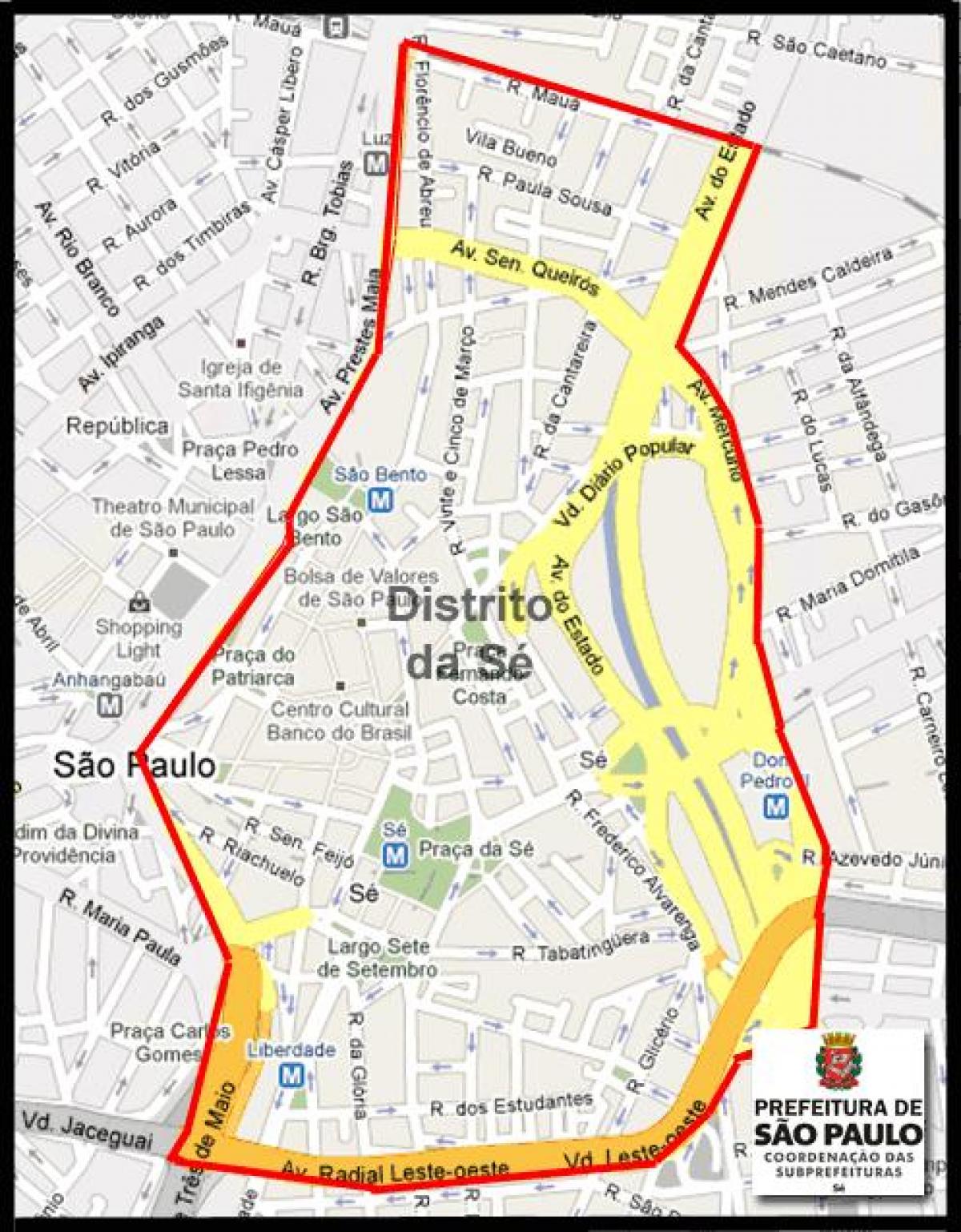 نقشه سه São Paulo