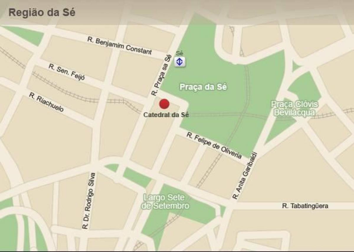 نقشه شهری کلیسای جامع سن پائولو