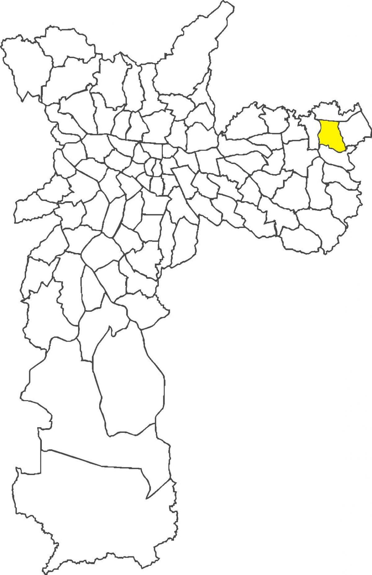 نقشه ویلا Curuçá منطقه