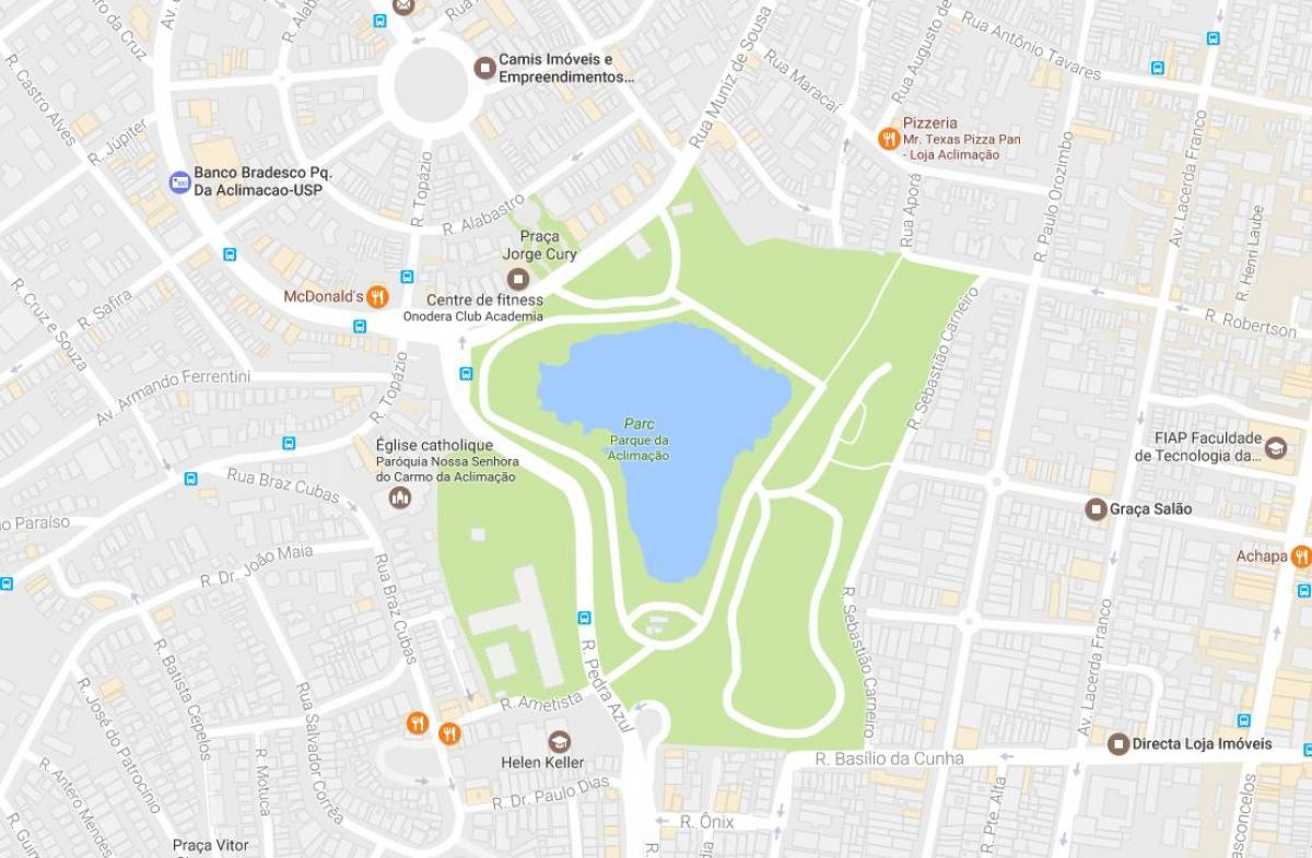 نقشه از پارک هوایی سائو پائولو